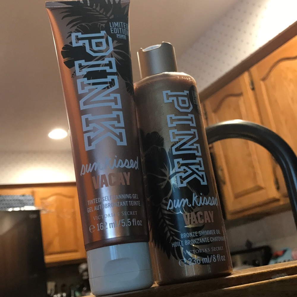 Tinted self tanning/bronze shimmer gel